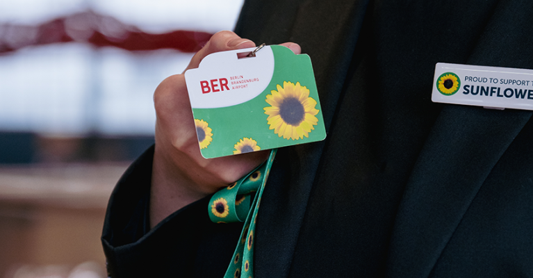 Berlin Airport Joins The Hidden Disabilities Sunflower