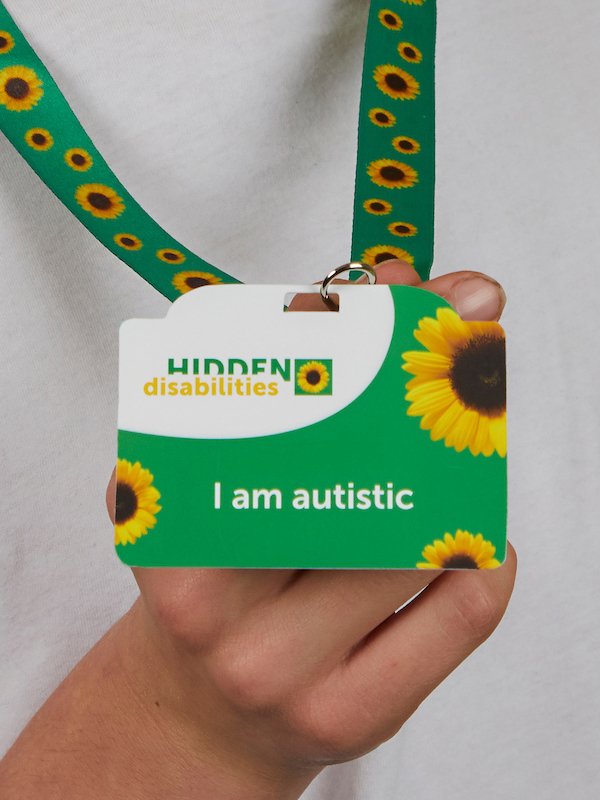 Autistic ID Card & Lanyard with Cover