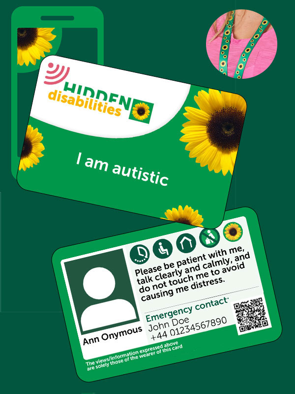 Sunflower Extra - Autistic Card