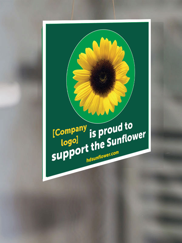 Custom Branded Front of Store Decal