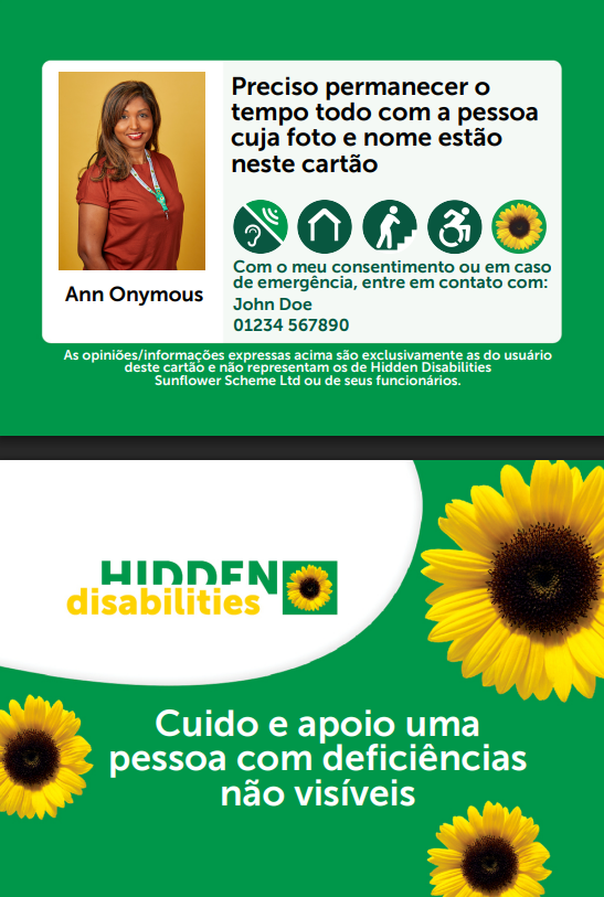 Cuidador - Cartão Personalizado