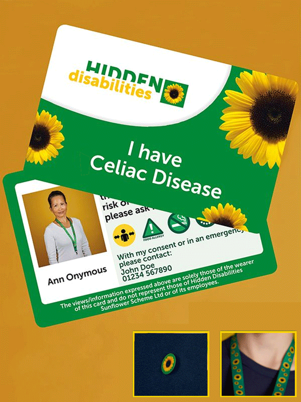 Celiac Disease Card - Personalized