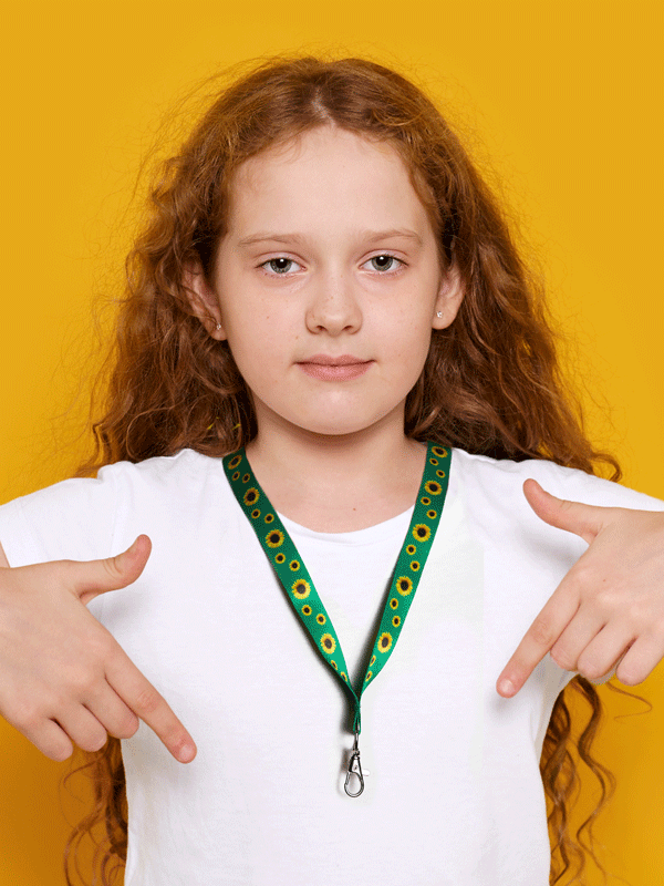 Pack of 100 Small Lanyards