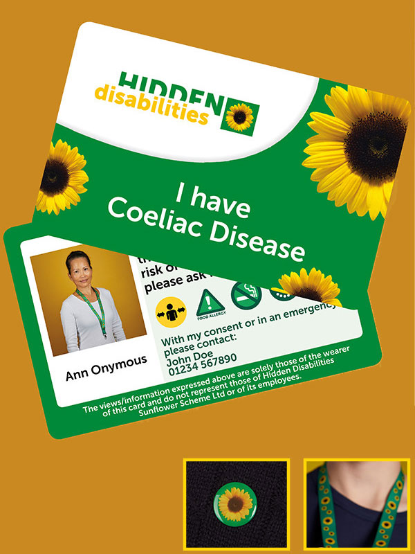 Celiac Disease Card - Personalised