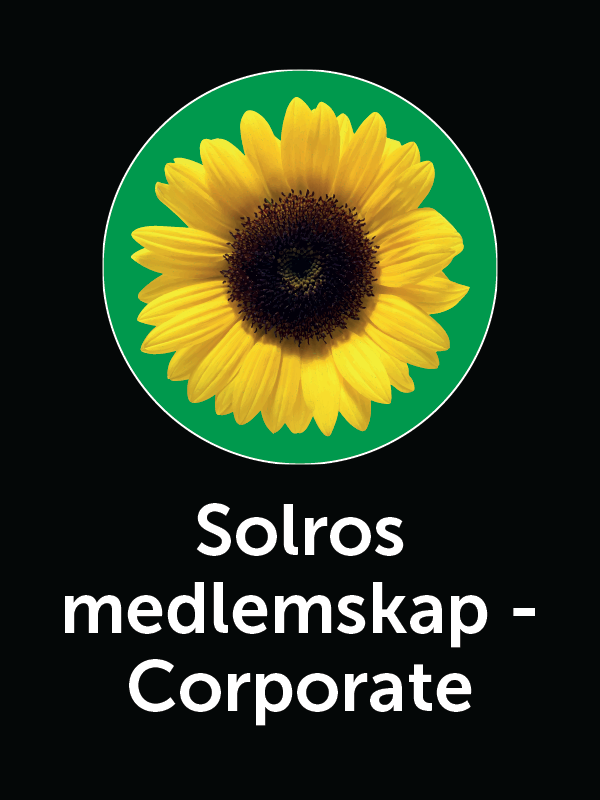 Solrosmedlemskap – för större företag med flera lokationer i Sverige och/eller Skandinavien