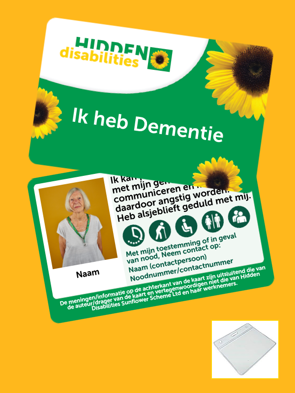 Gepersonaliseerde identiteitskaart - Dementie