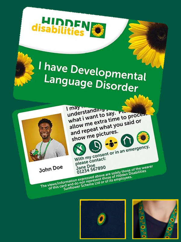 Developmental Language Disorder Card - Personalized