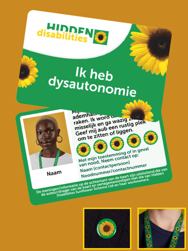 Dysautonomie Kaart - Gepersonaliseerde  