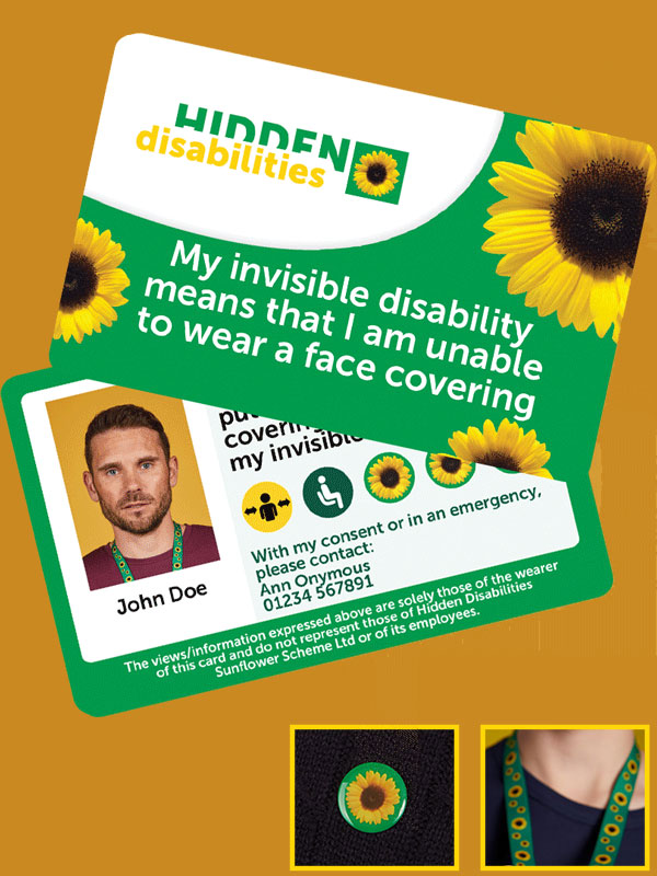 I am Unable to Wear a Face Covering Card - Personalised