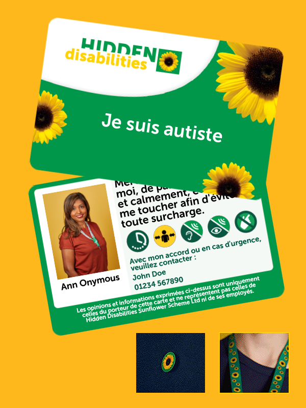 Carte pour personnes autistes - Personnalisée