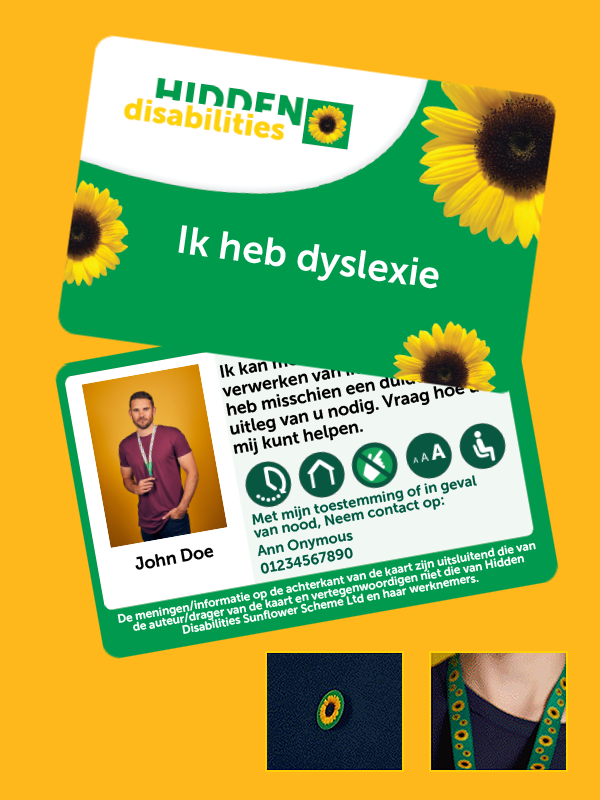 Dyslexiekaart - Gepersonaliseerde