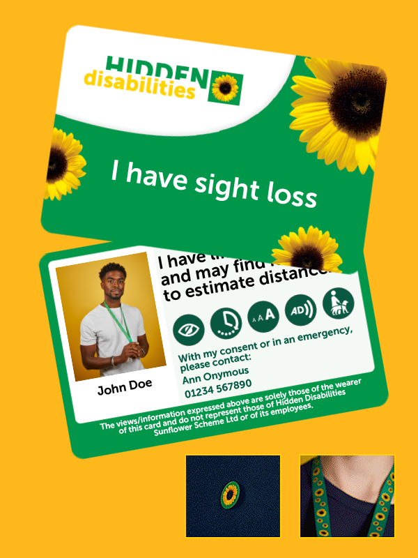 Visually Impaired Card -  Personalized