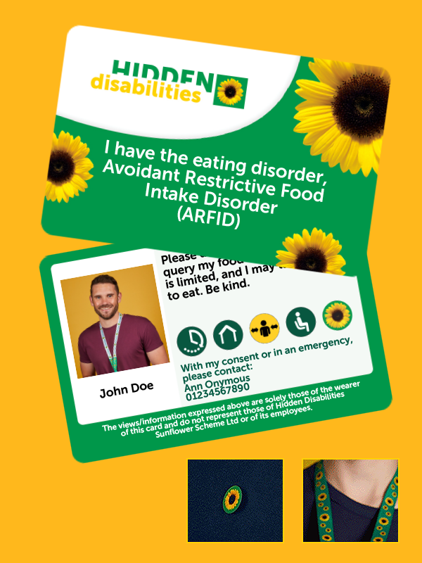 Eating Disorder (ARFID) Card - Personalised