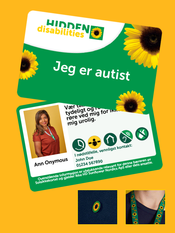 Autistisk Kort - Personligt