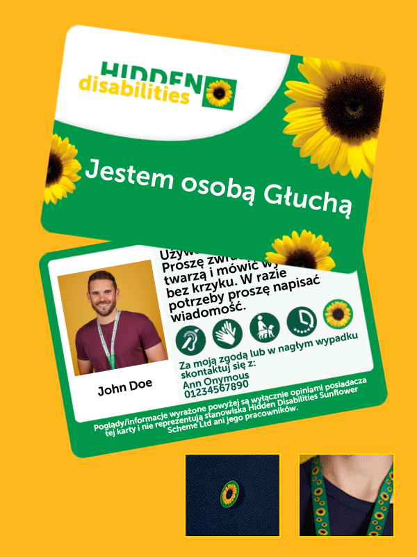 Spersonalizowana Karta Osoby z Głuchy