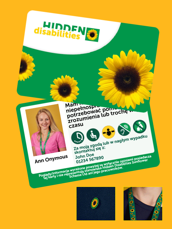 *Personalizowana karta Słonecznika