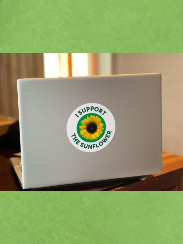 Pack of 10 Circular Supporter Stickers