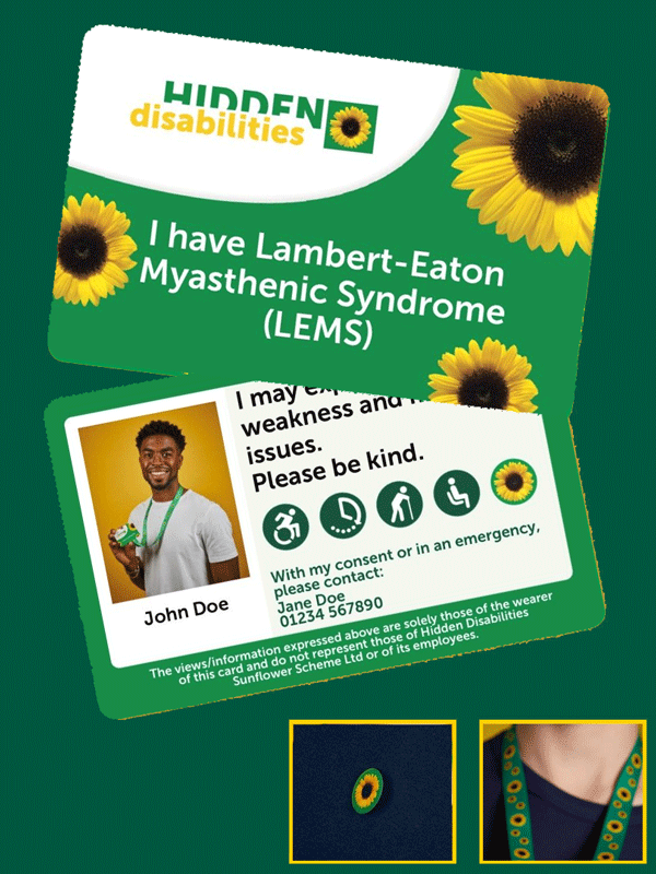 Lambert-Eaton Myasthenic Syndrome Card - Personalised