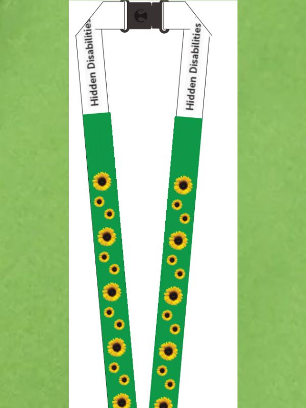 Pack of 10 Hidden Disabilities Lanyards