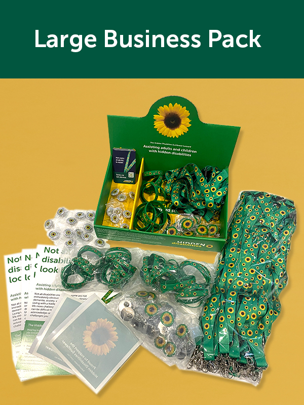 Large Sunflower business pack