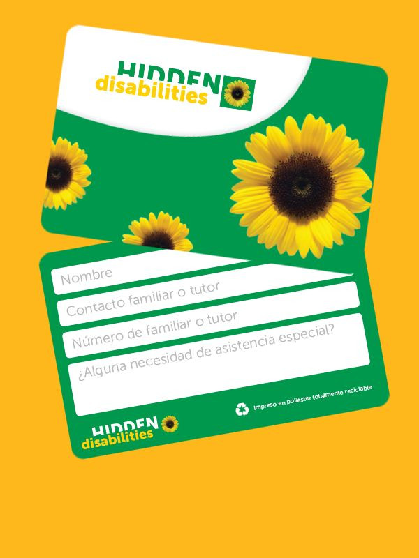 sunflower card with fields in spanish