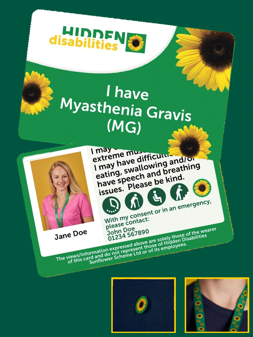 Myasthenia Gravis Card - Personalized