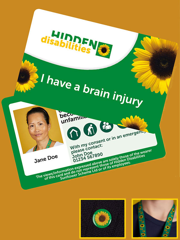 Hersenletsel Kaart - Engelse versie