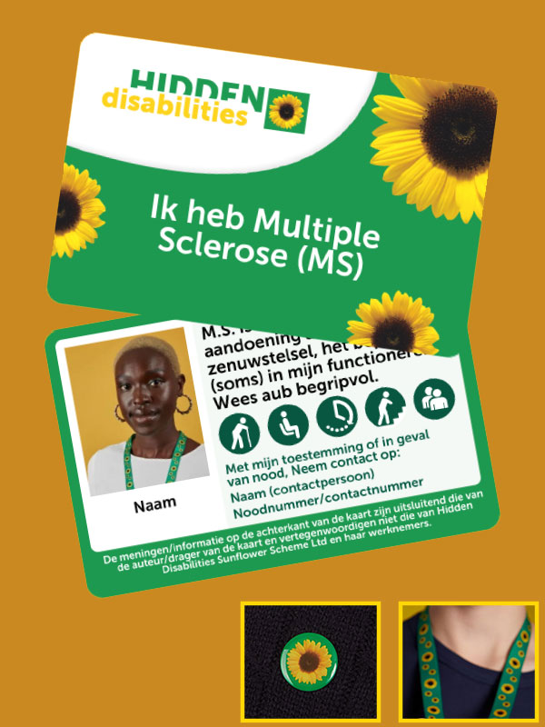 Multiple Sclerose (MS) Kaart - Gepersonaliseerde