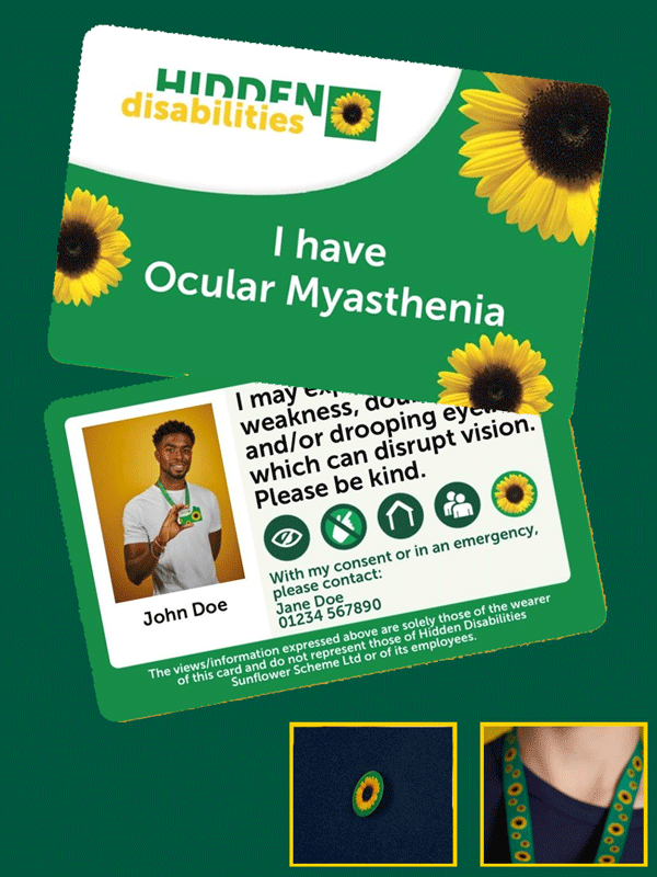 Ocular Myasthenia Card - Personalized