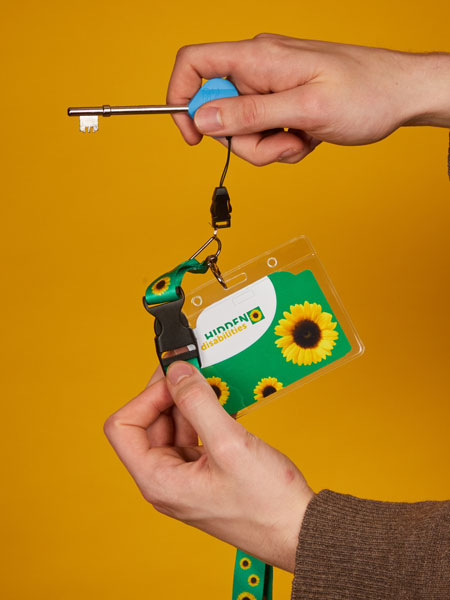 RADAR key & Sunflower lanyard pack