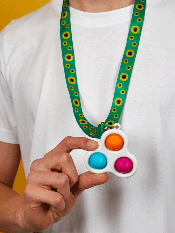 Lanyard with Sensory Toy