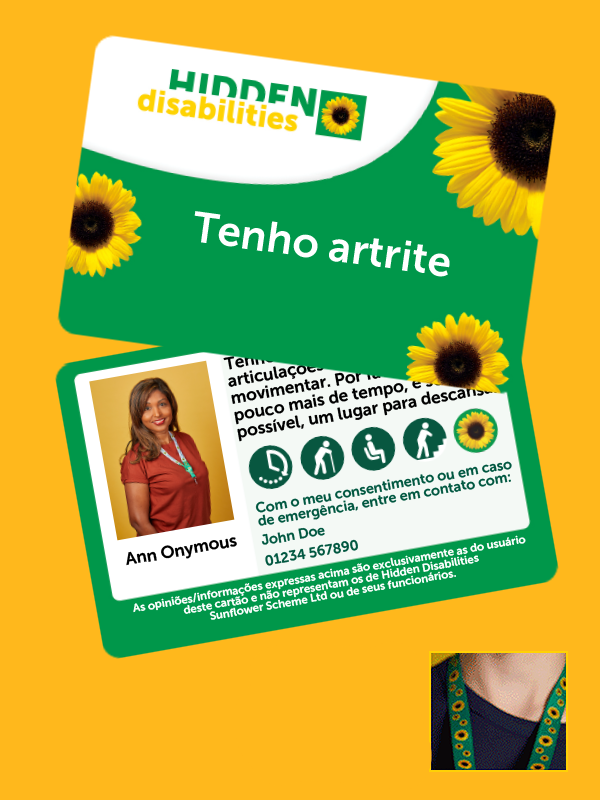 Artrite – Cartão Personalizado