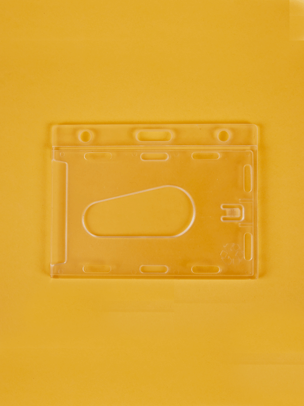 Pack of 100 Rigid Plastic Card Holders