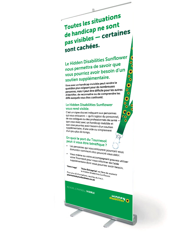 Roll-up Sunflower personnalisé