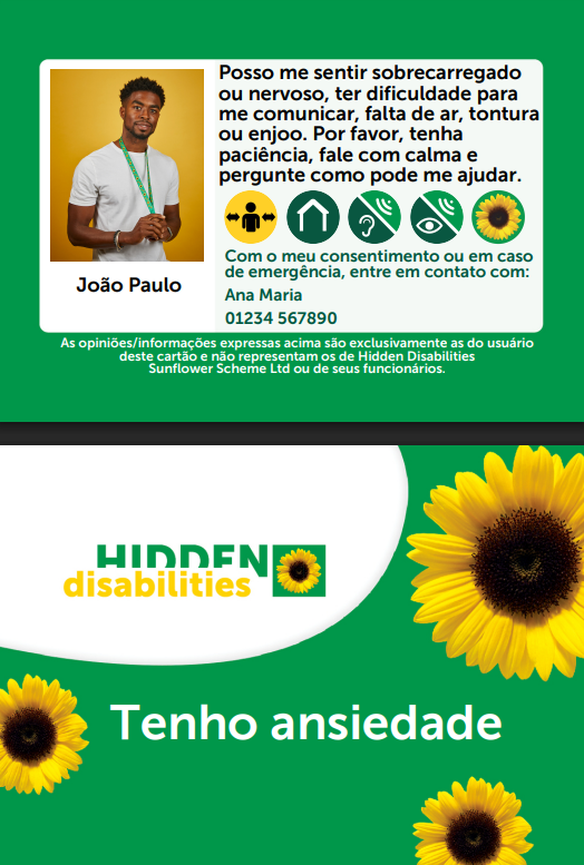 Ansiedade - Cartão Personalizado