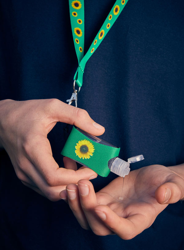 Hand Sanitiser Bottle & Neoprene Sleeve