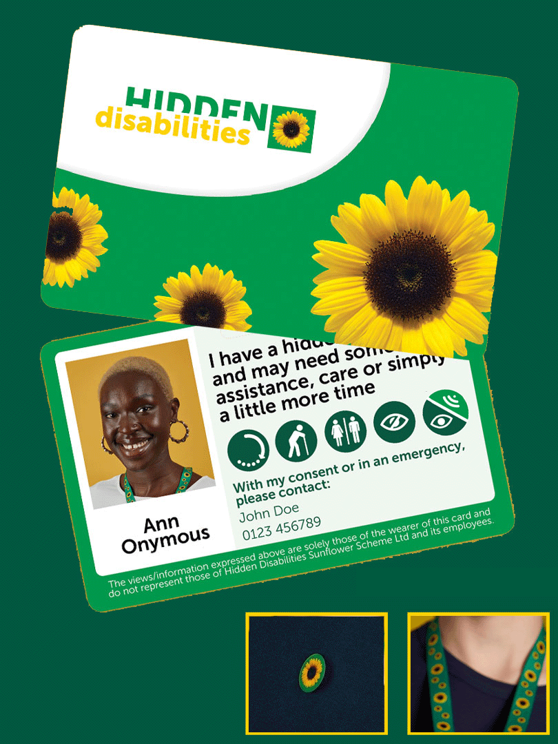 Personalized Sunflower ID Card