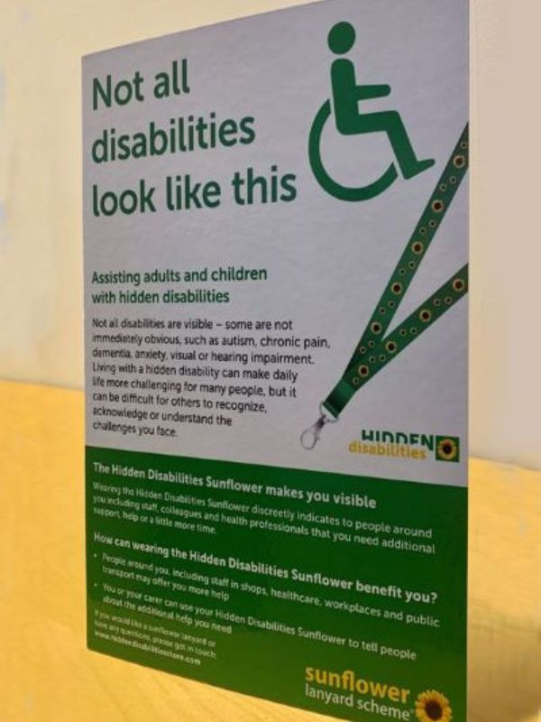 Customised A4 Strut Cards