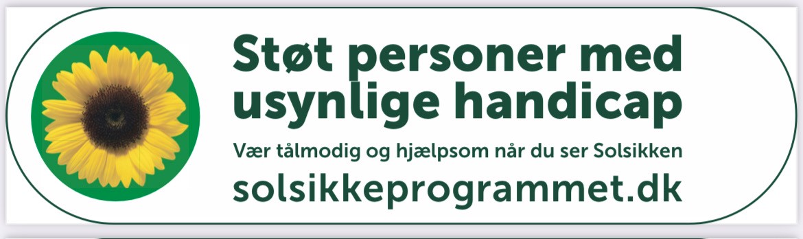 Klistermærker - støtte