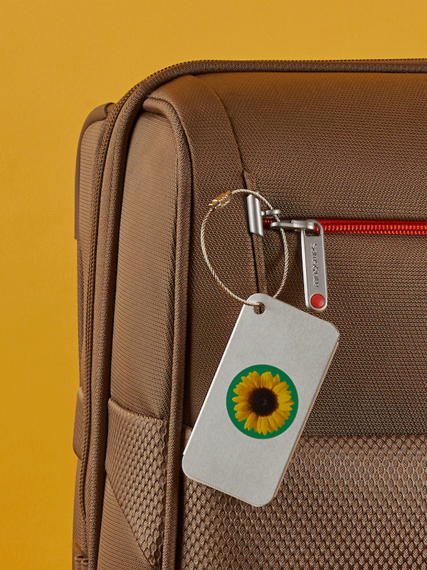 Sunflower Luggage Tag