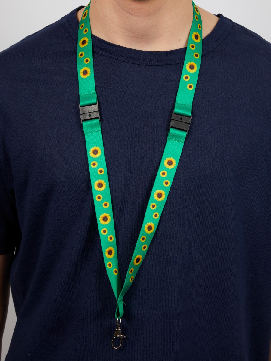 50 x triple-breakaway lanyards (Green)