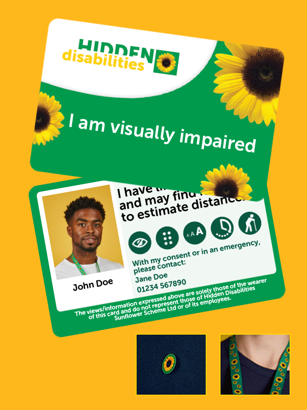 Visually Impaired Card -  Personalized