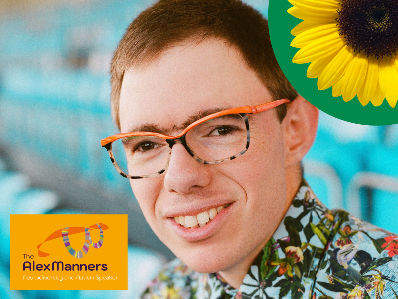 Alex Manners and his logo