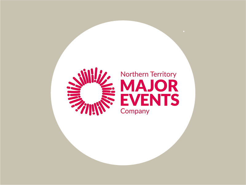 Red Major Events logo in a tan circle