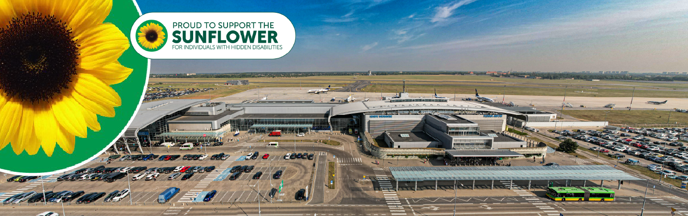 Poznan Lawica Airport joins Hidden Disabilities Sunflower