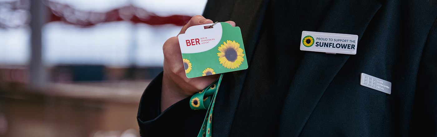 Berlin Brandenburg  Airport become first airport in Germany to join the Hidden Disabilities Sunflower