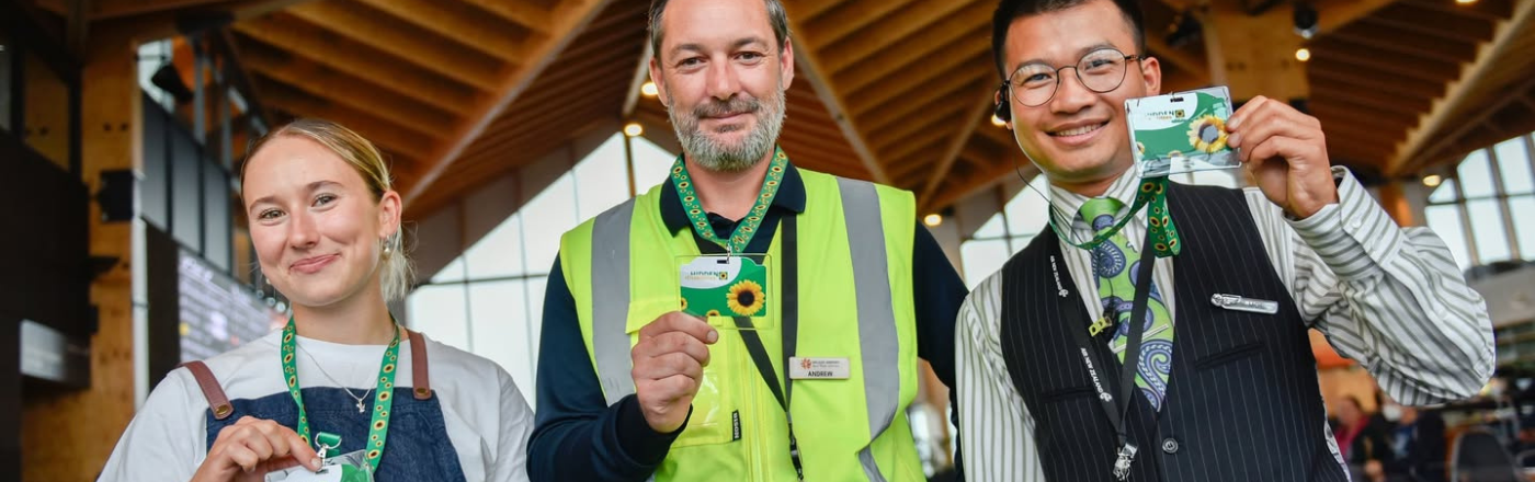 Nelson Airport adopts the Hidden Disabilities Sunflower