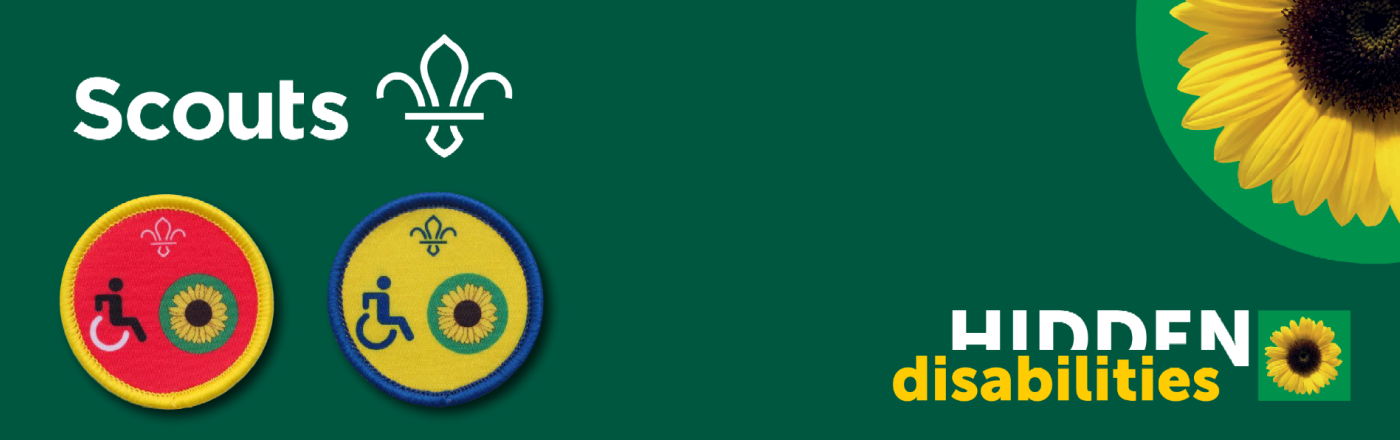 Hidden Disabilities Sunflower x Scouts UK 