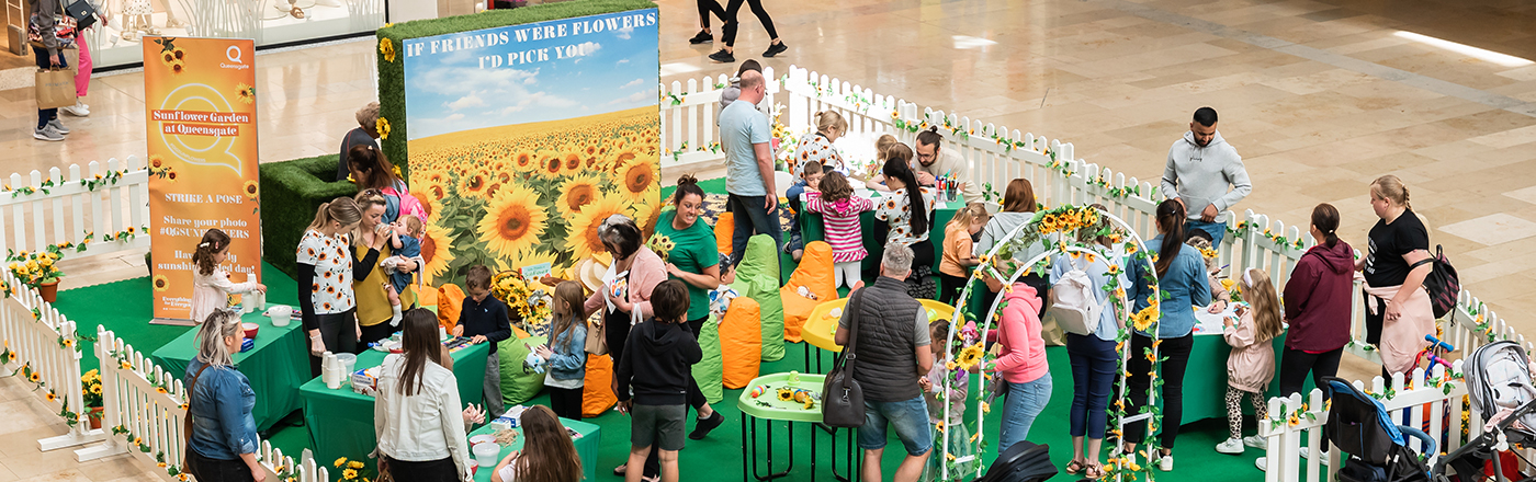 Queensgate Shopping Centre backs Hidden Disabilities Sunflower