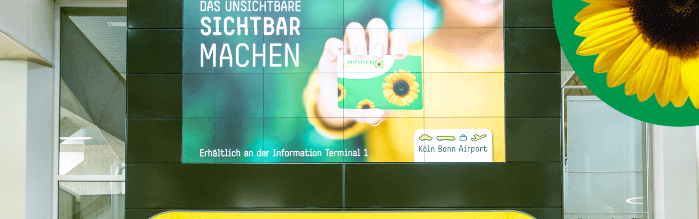 Cologne Bonn Airport joins the Hidden Disabilities Sunflower programme